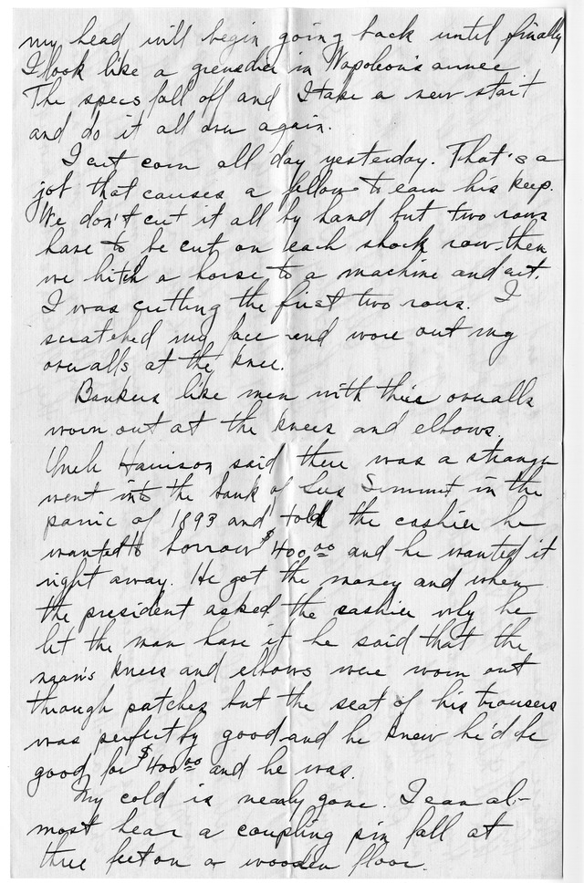 Letter from Harry S. Truman to Bess Wallace