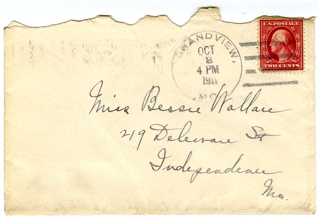 Letter from Harry S. Truman to Bess Wallace