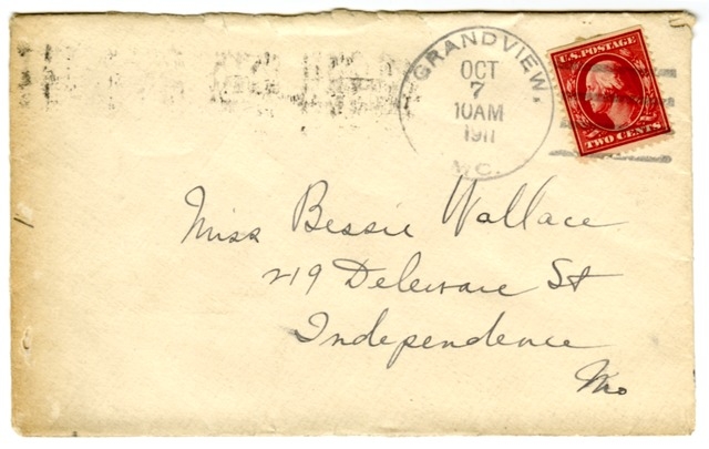 Letter from Harry S. Truman to Bess Wallace