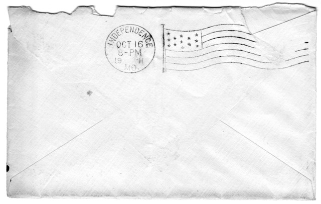 Letter from Harry S. Truman to Bess Wallace