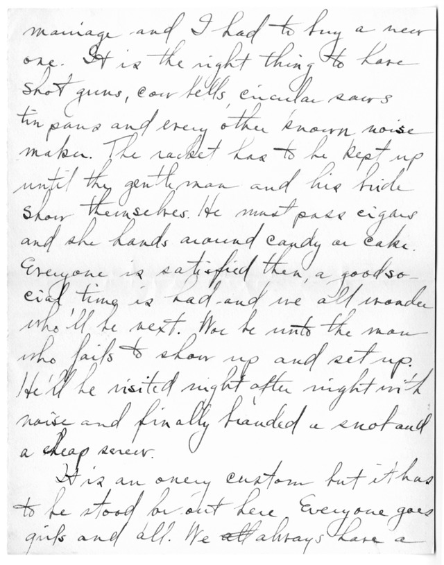 Letter from Harry S. Truman to Bess Wallace