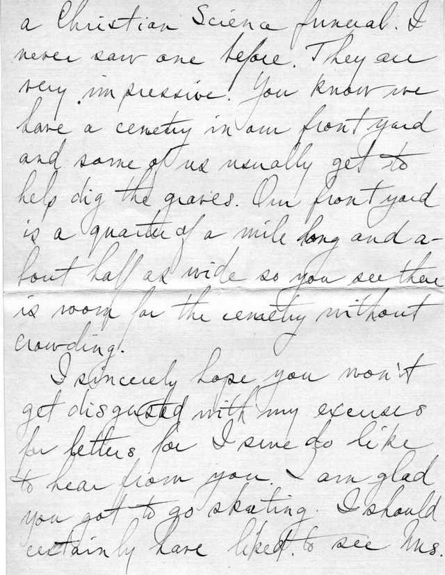 Letter from Harry S. Truman to Bess Wallace