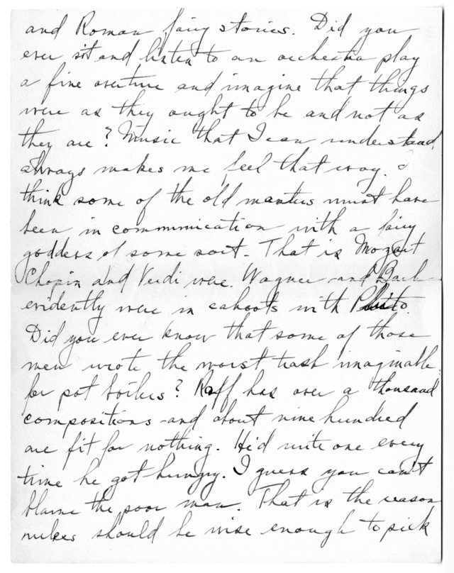 Letter from Harry S. Truman to Bess Wallace