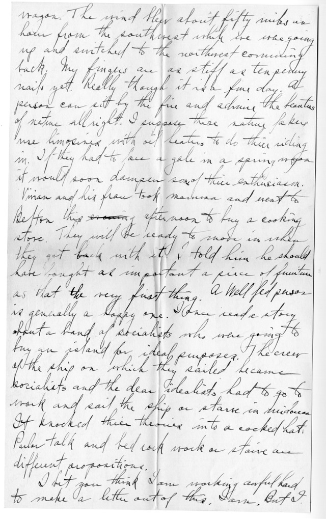 Letter from Harry S. Truman to Bess Wallace