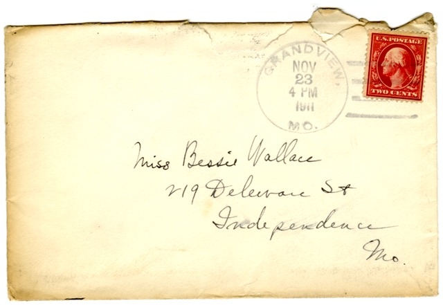 Letter from Harry S. Truman to Bess Wallace