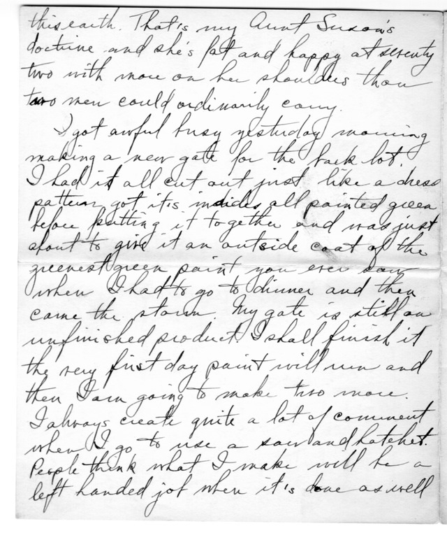 Letter from Harry S. Truman to Bess Wallace