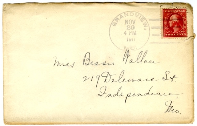 Letter from Harry S. Truman to Bess Wallace