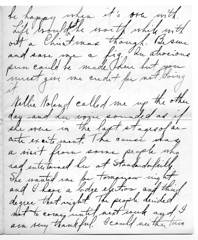 Letter from Harry S. Truman to Bess Wallace