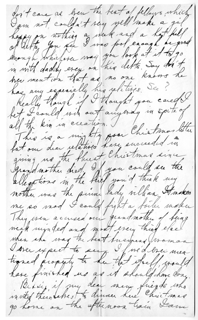 Letter from Harry S. Truman to Bess Wallace