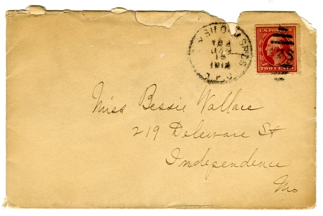 Letter from Harry S. Truman to Bess Wallace