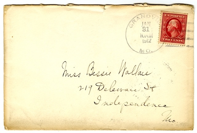 Letter from Harry S. Truman to Bess Wallace