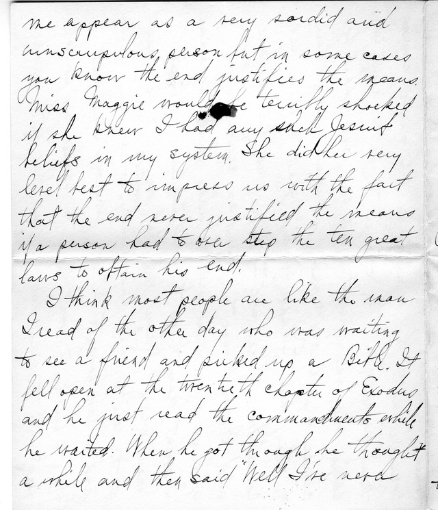 Letter from Harry S. Truman to Bess Wallace