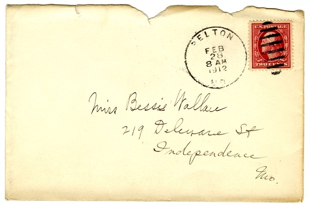 Letter from Harry S. Truman to Bess Wallace