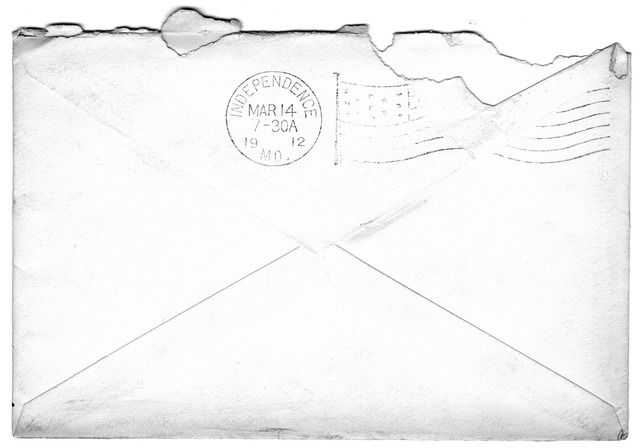 Letter from Harry S. Truman to Bess Wallace