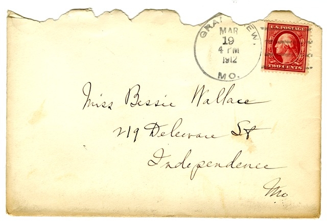 Letter from Harry S. Truman to Bess Wallace