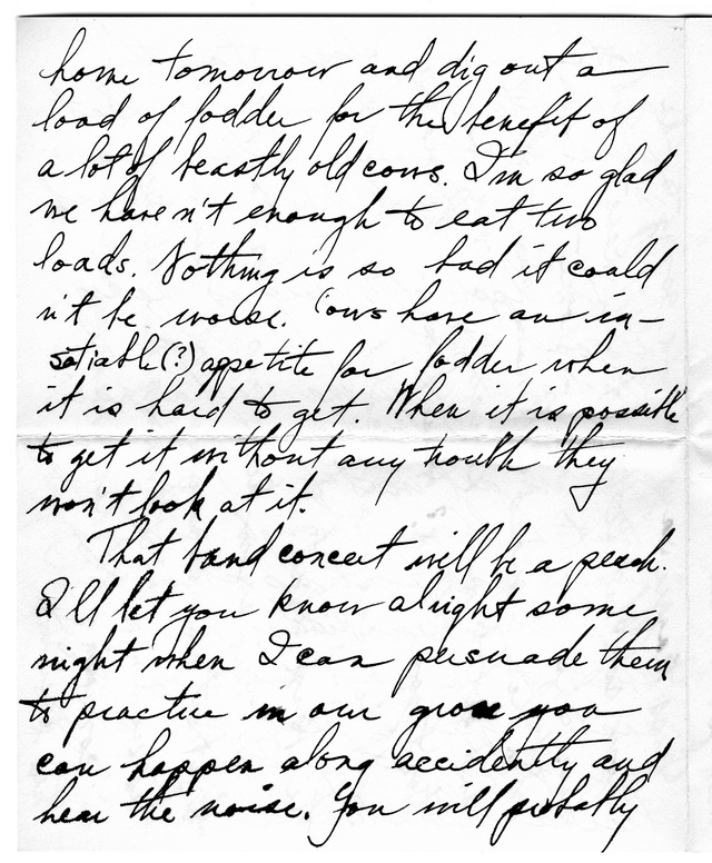 Letter from Harry S. Truman to Bess Wallace