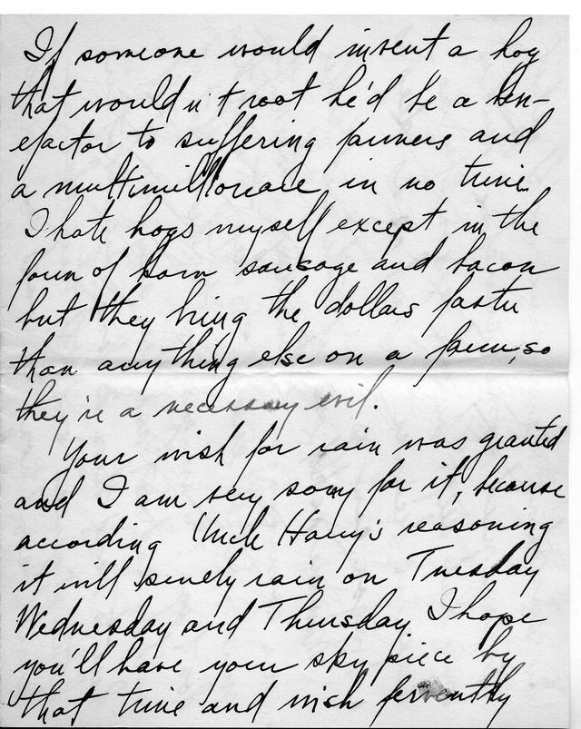 Letter from Harry S. Truman to Bess Wallace