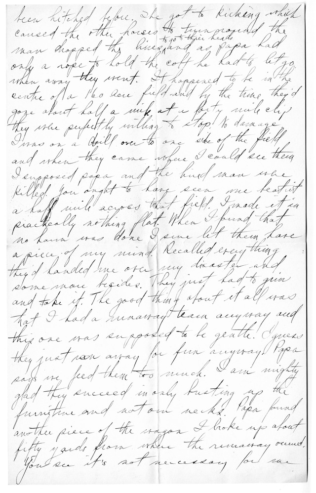 Letter from Harry S. Truman to Bess Wallace