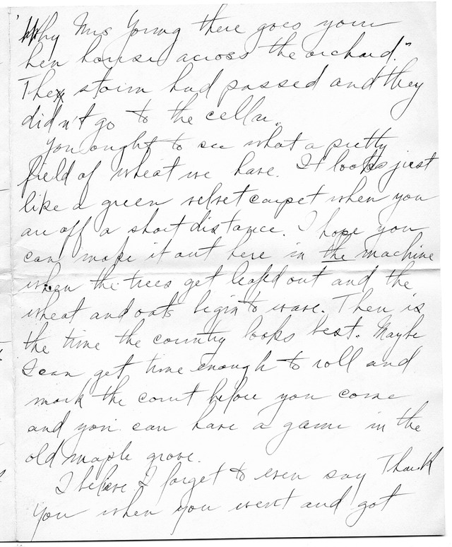 Letter from Harry S. Truman to Bess Wallace