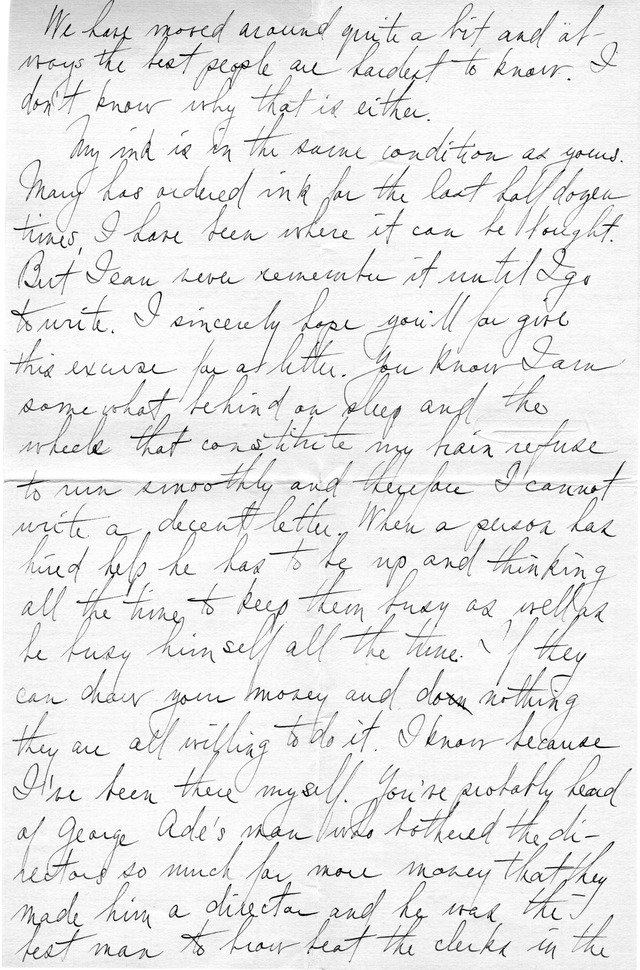 Letter from Harry S. Truman to Bess Wallace