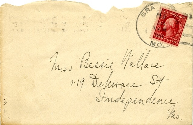 Letter from Harry S. Truman to Bess Wallace