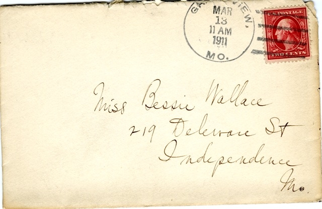 Letter from Harry S. Truman to Bess Wallace