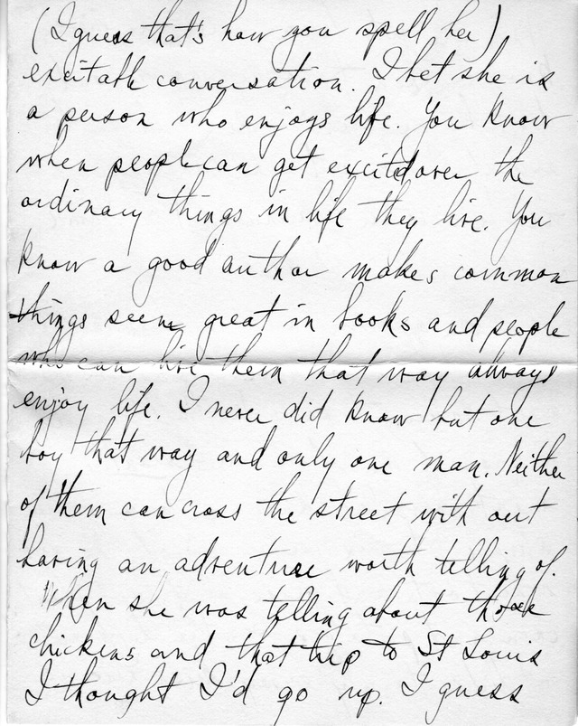 Letter from Harry S. Truman to Bess Wallace