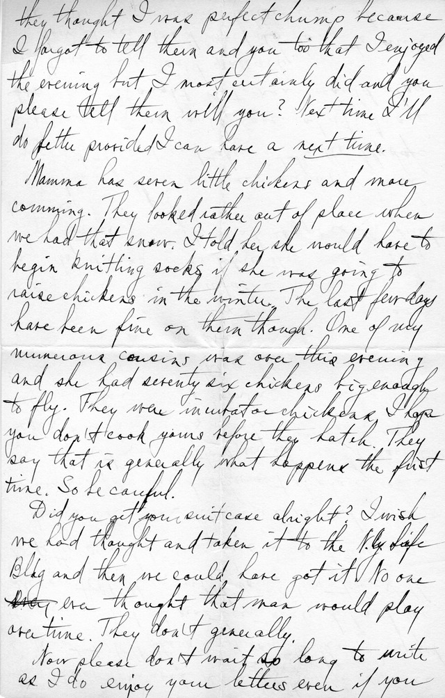 Letter from Harry S. Truman to Bess Wallace