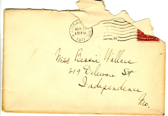 Letter from Harry S. Truman to Bess Wallace