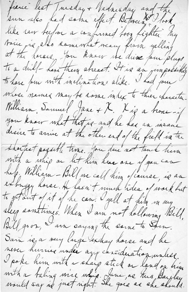 Letter from Harry S. Truman to Bess Wallace