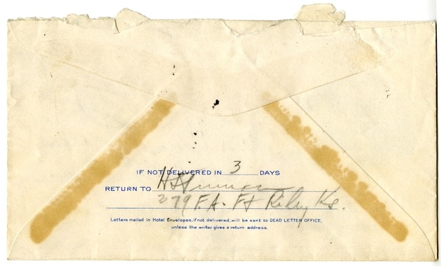 Letter from Harry S. Truman to Bess W. Truman