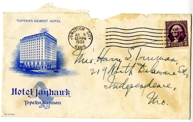 Letter from Harry S. Truman to Bess W. Truman