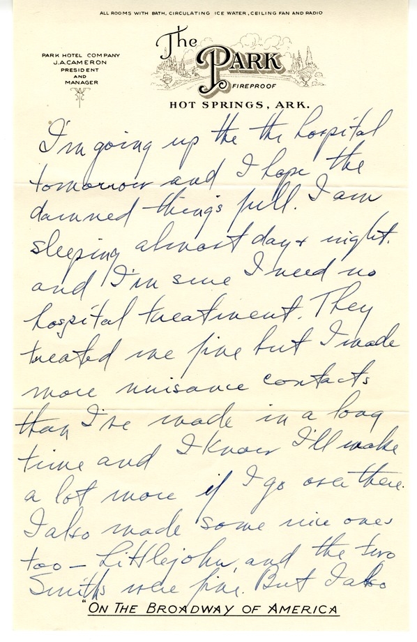 Letter from Harry S. Truman to Bess W. Truman