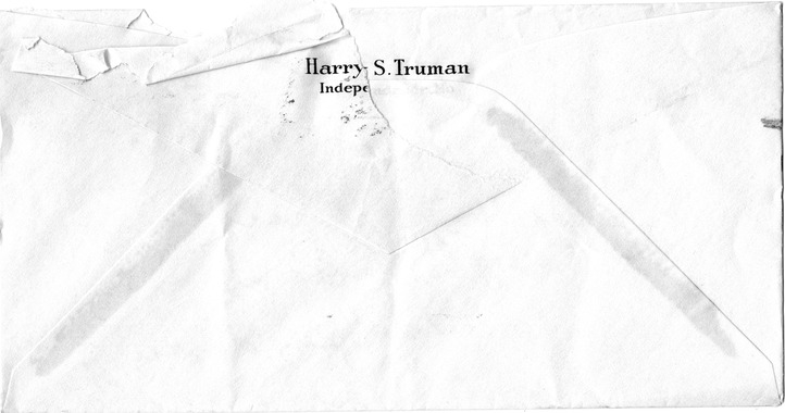 Letter from Harry S. Truman to Bess W. Truman