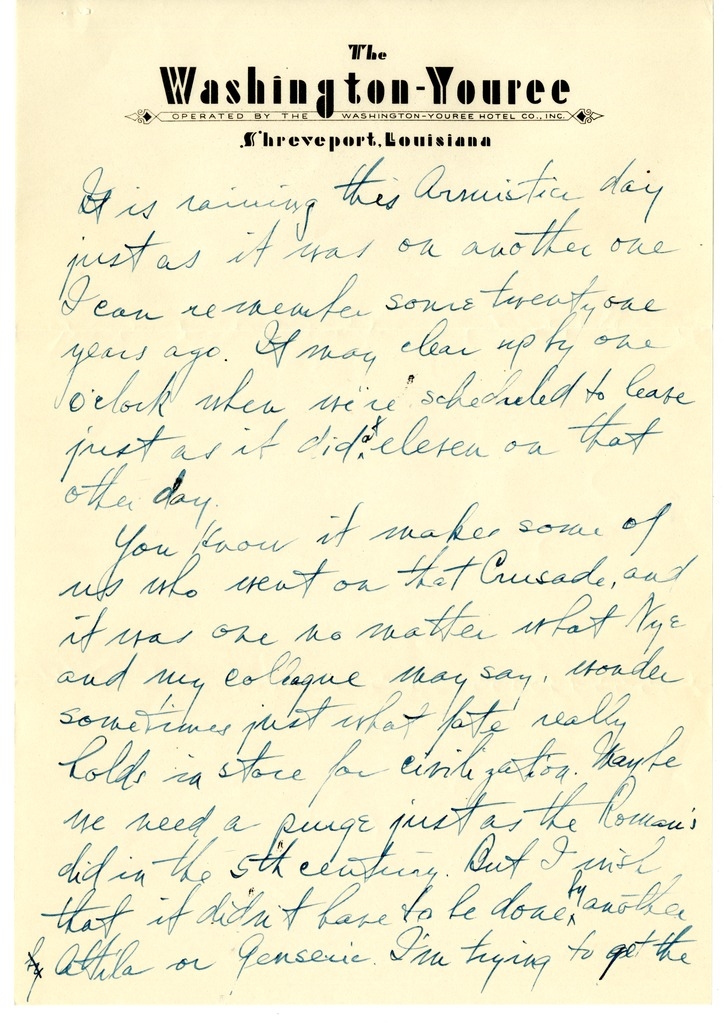 Letter from Harry S. Truman to Bess W. Truman