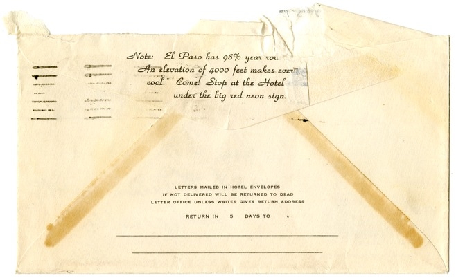 Letter from Harry S. Truman to Bess W. Truman
