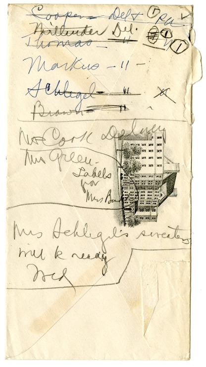 Letter from Harry S. Truman to Bess W. Truman