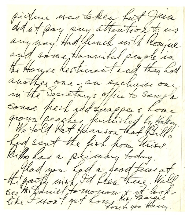 Letter from Harry S. Truman to Bess W. Truman