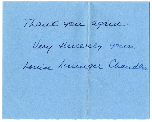 Letter from Harry S. Truman to Bess W. Truman