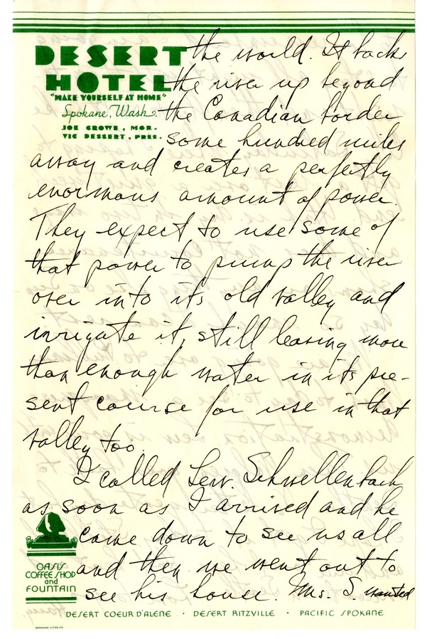 Letter from Harry S. Truman to Bess W. Truman