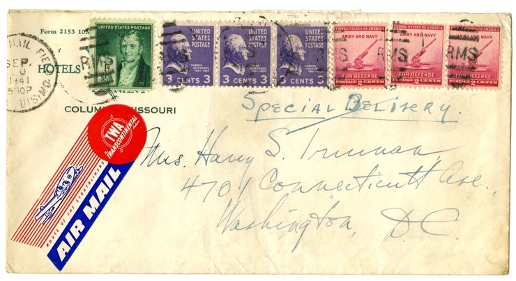 Letter from Harry S. Truman to Bess W. Truman