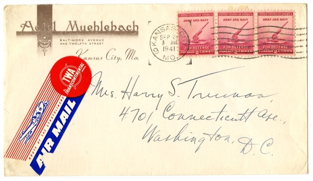 Letter from Harry S. Truman to Bess W. Truman