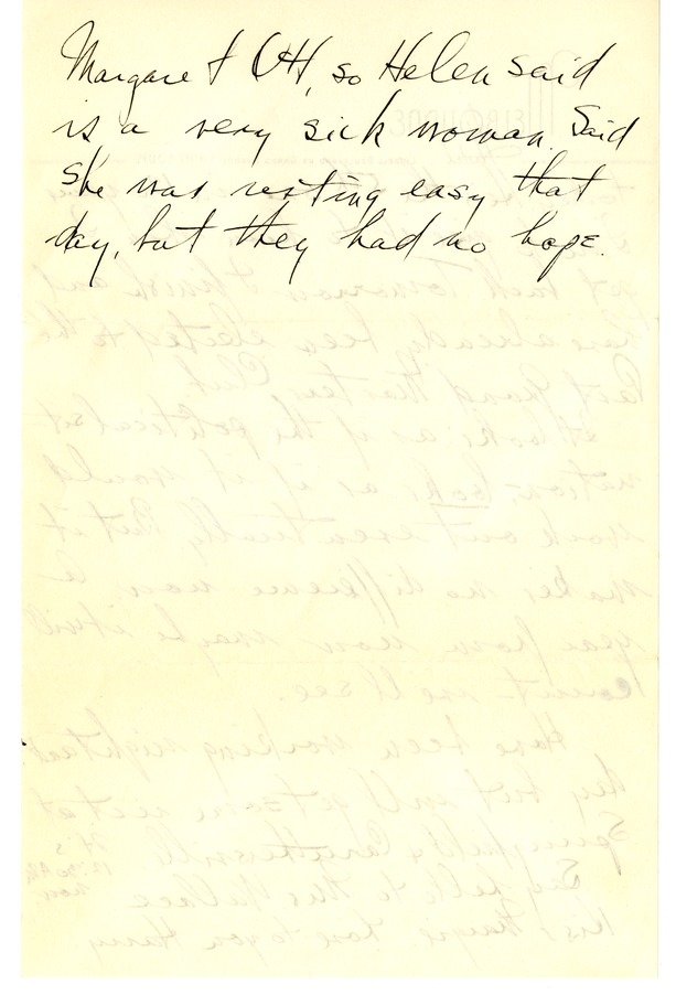 Letter from Harry S. Truman to Bess W. Truman