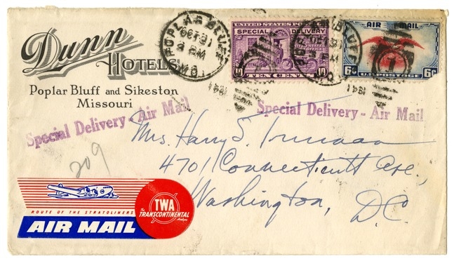 Letter from Harry S. Truman to Bess W. Truman