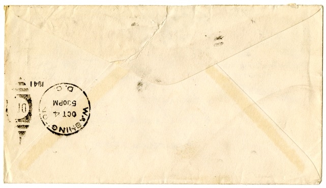 Letter from Harry S. Truman to Bess W. Truman