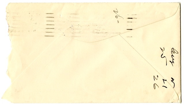Letter from Harry S. Truman to Bess W. Truman