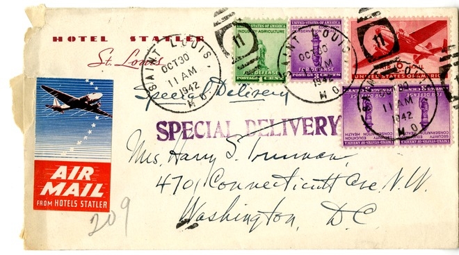 Letter from Harry S. Truman to Bess W. Truman