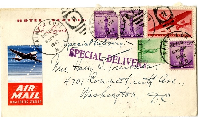 Letter from Harry S. Truman to Bess W. Truman