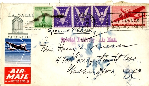 Letter from Harry S. Truman to Bess W. Truman