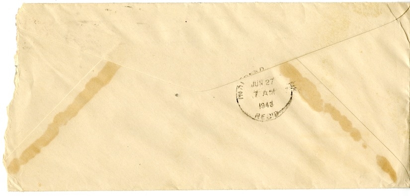 Letter from Harry S. Truman to Bess W. Truman